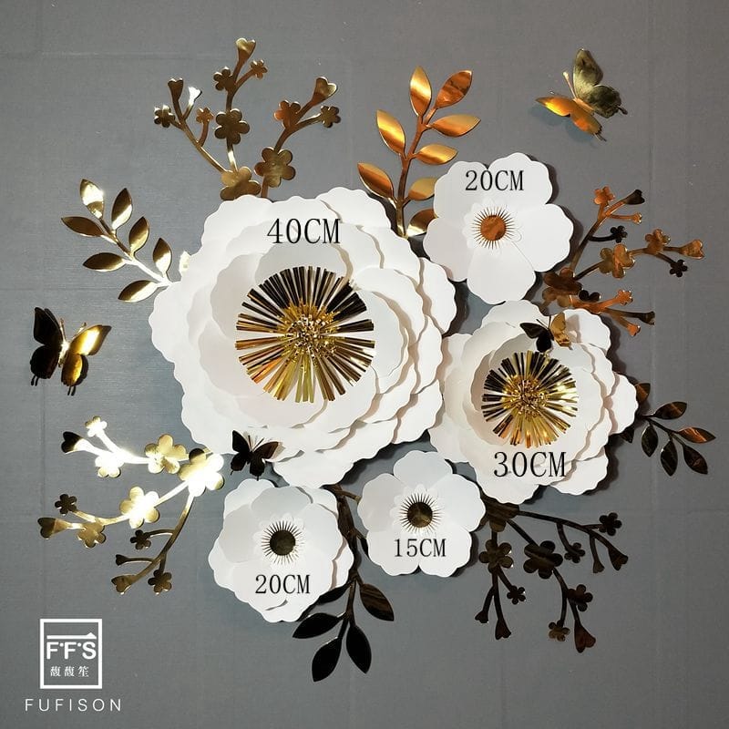 Flower Background Three-Dimensional  Wall Decoration BENNYS