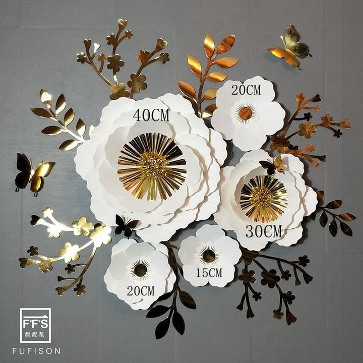 Flower Background Three-Dimensional  Wall Decoration BENNYS