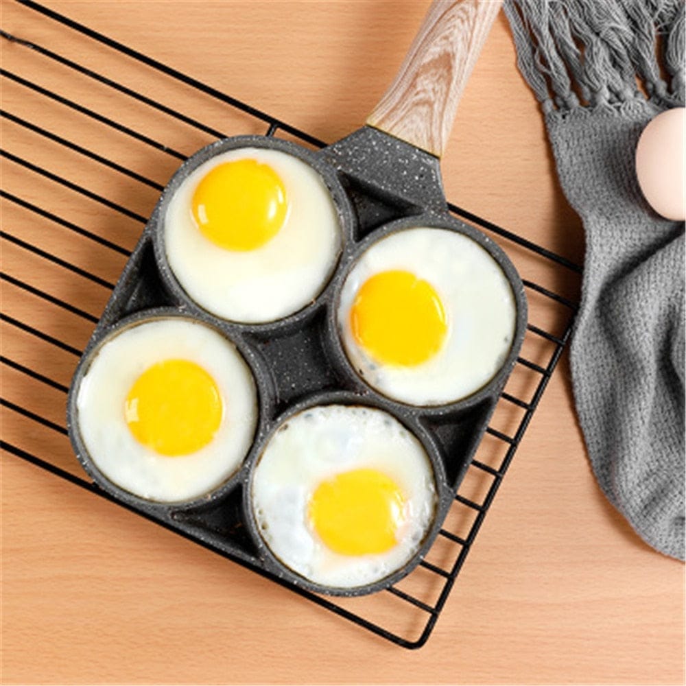 Four-holes Frying Pan Thickened Omelet Non-stick Cookware BENNYS