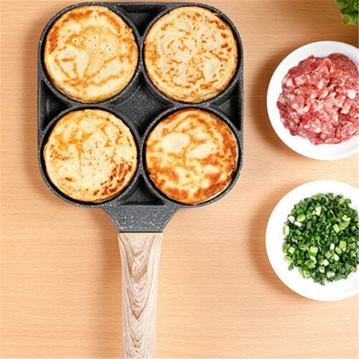Four-holes Frying Pan Thickened Omelet Non-stick Cookware BENNYS