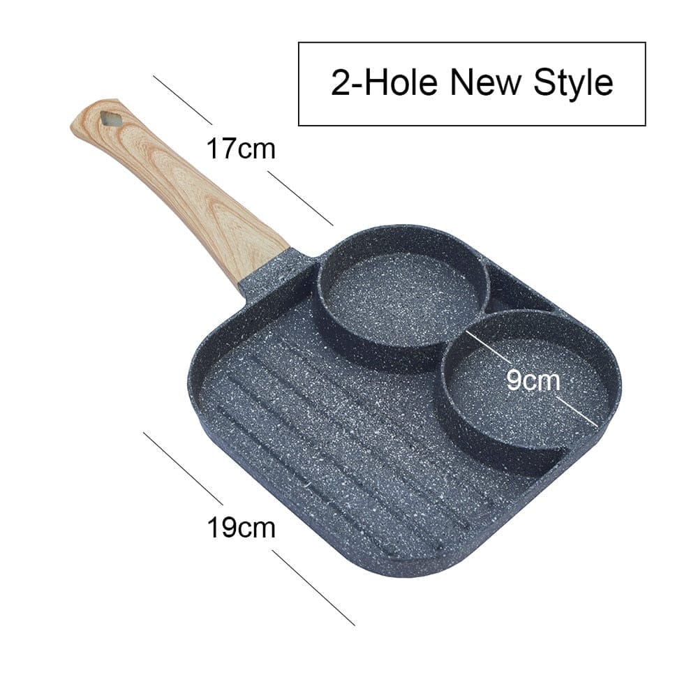 Four-holes Frying Pan Thickened Omelet Non-stick Cookware BENNYS