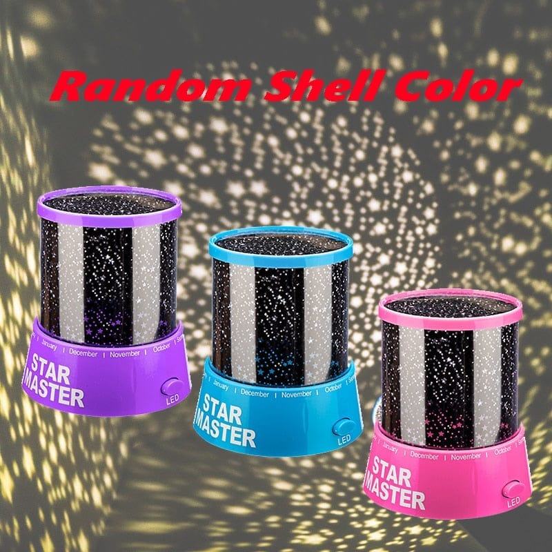 Galaxy Projector Starry Sky Rotating LED Night Moon Light Kids Gift Lamp BENNYS