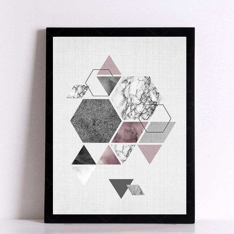 Geometric Canvas Wall Painting BENNYS