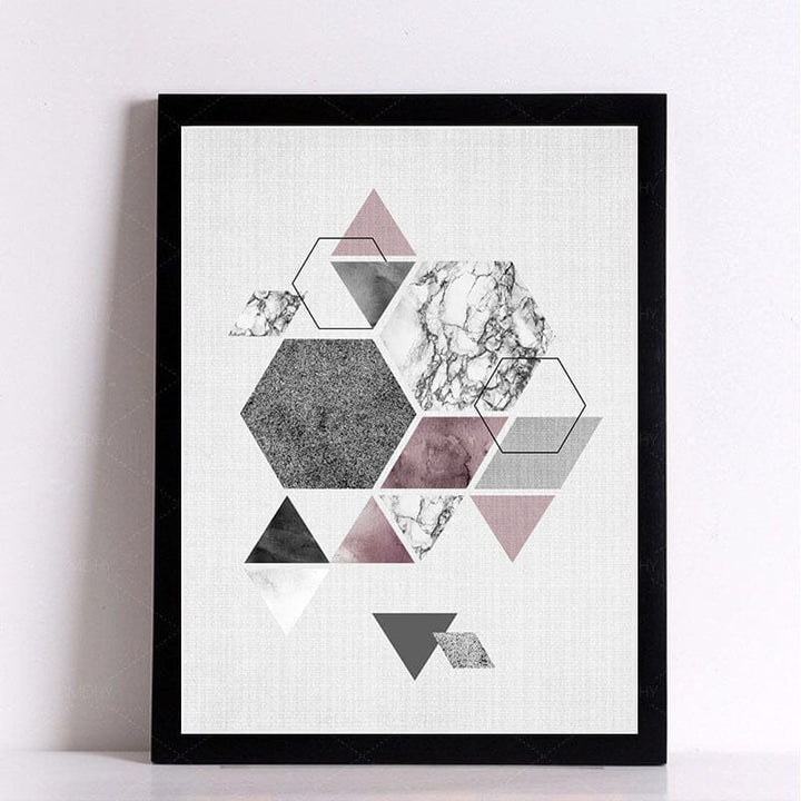 Geometric Canvas Wall Painting BENNYS