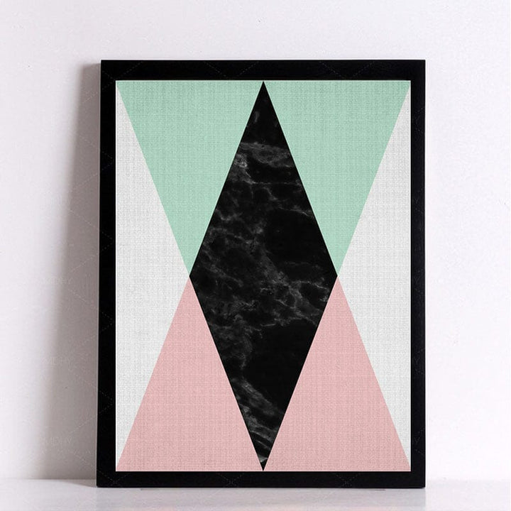 Geometric Canvas Wall Painting BENNYS