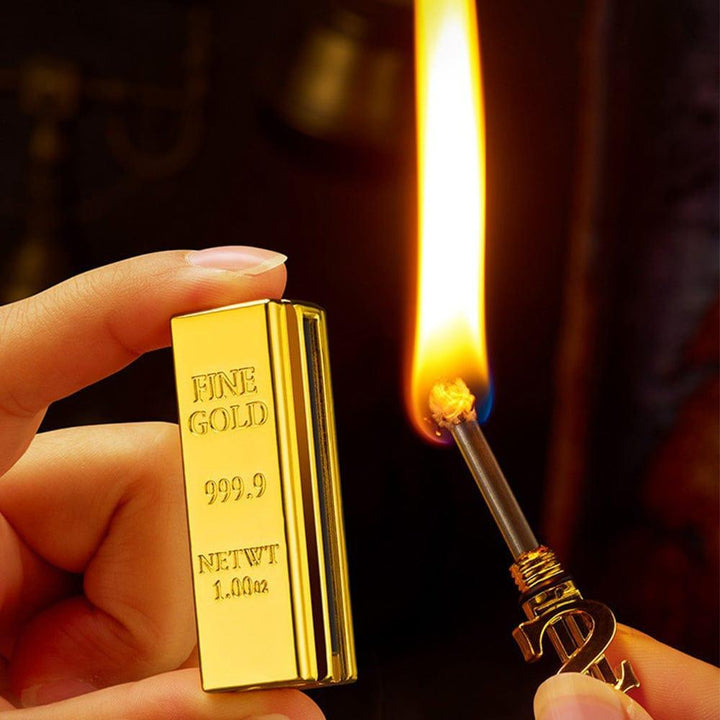 Gold Metal Multifunctional Lighter BENNYS