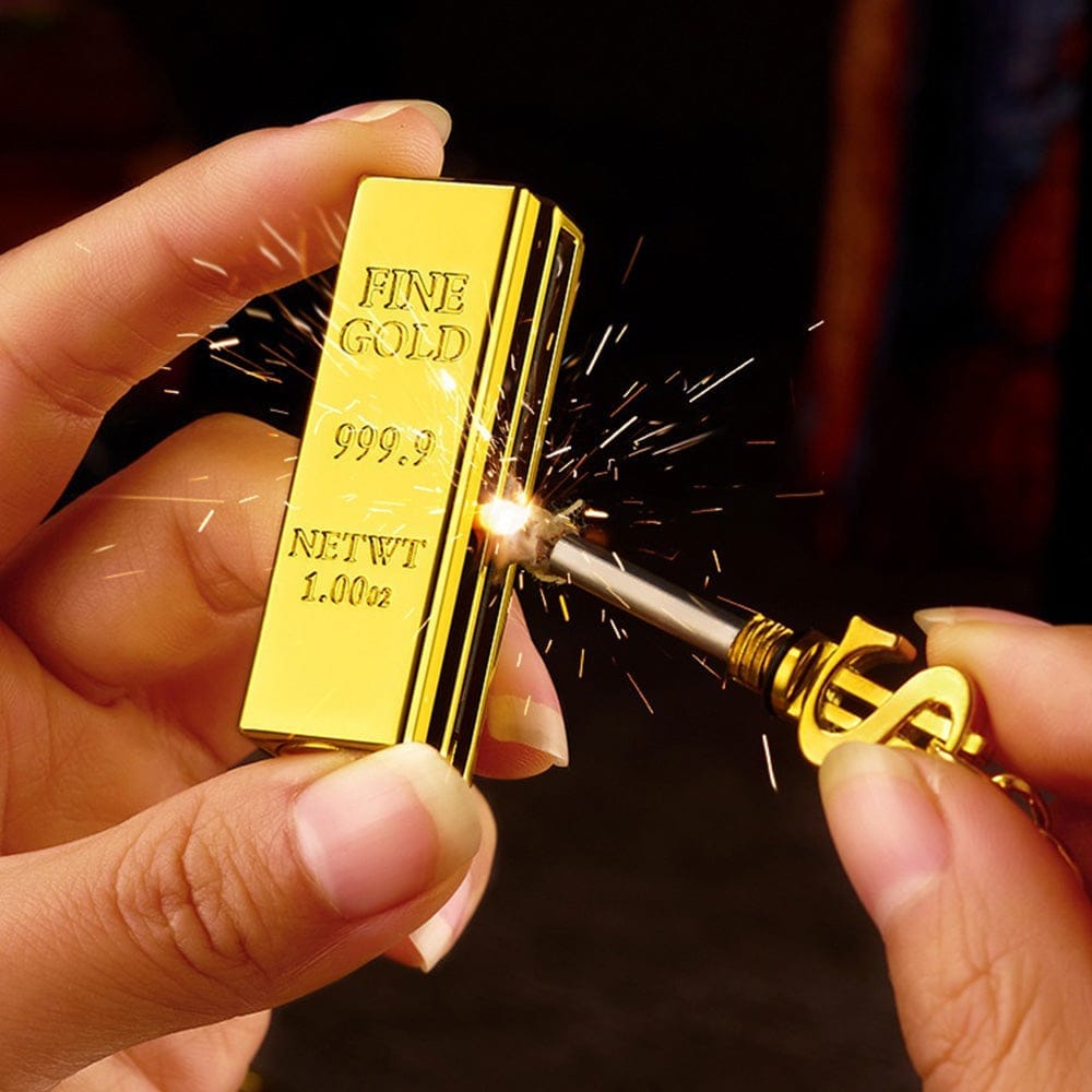 Gold Metal Multifunctional Lighter BENNYS