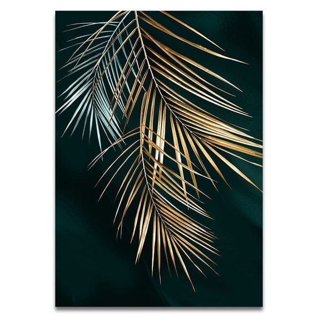 Gold leaf canvas wall painting BENNYS