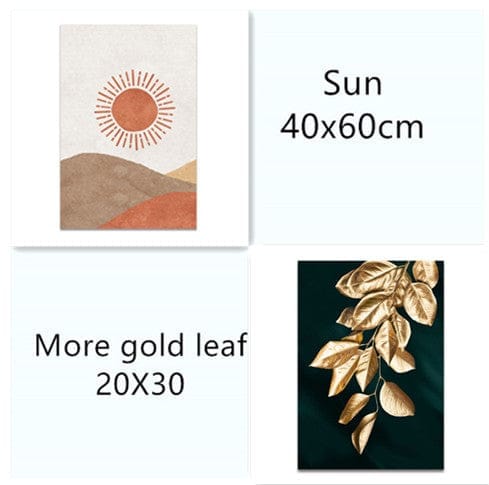 Gold leaf canvas wall painting BENNYS