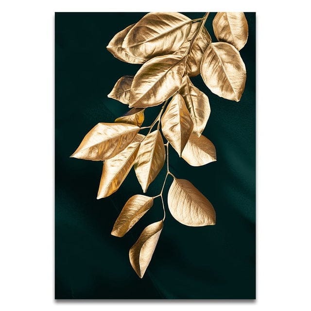Gold leaf canvas wall painting BENNYS