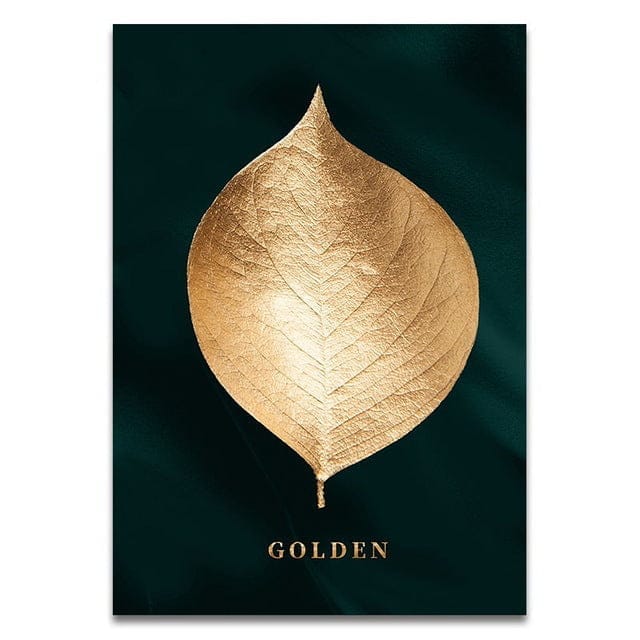 Gold leaf canvas wall painting BENNYS