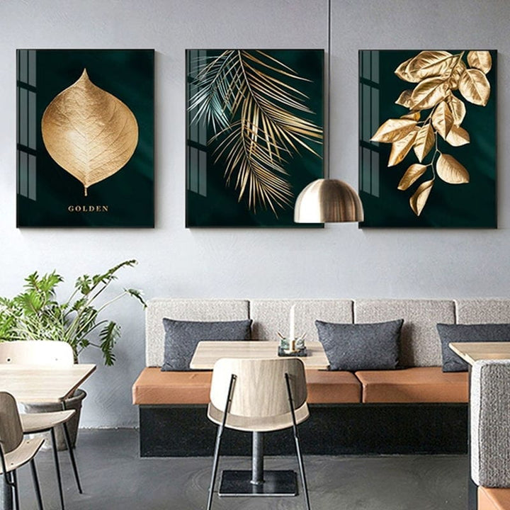 Gold leaf canvas wall painting BENNYS