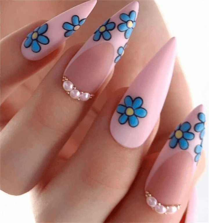 Gradient Light Green Striped Diamond Wear Nails BENNYS