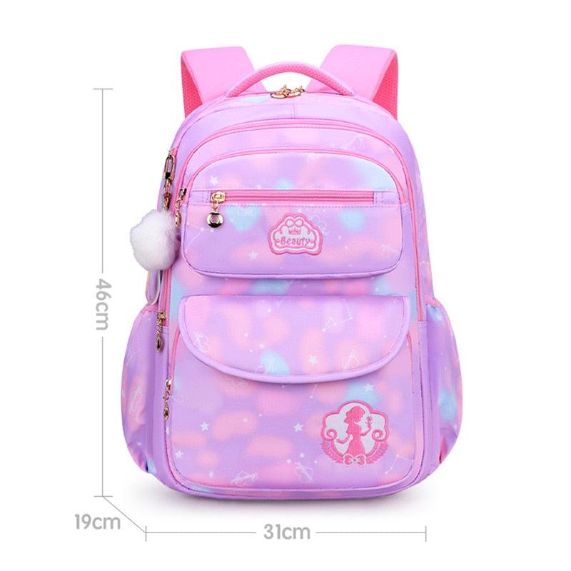 Kids Backpack Princess School bags 2 sizes-backpack-Bennys Beauty World