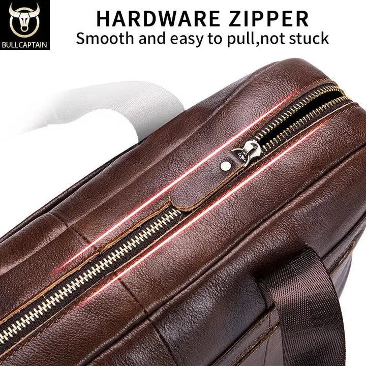 Mens Leather Laptop Bag's Men's Briefcase Office Business Handbag-bag-Bennys Beauty World