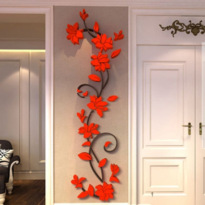 Home Décor Large Paper Flowers Living Room Bedroom DIY Home Decals BENNYS