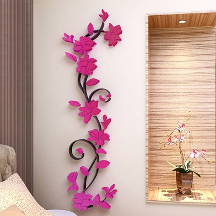 Home Décor Large Paper Flowers Living Room Bedroom DIY Home Decals BENNYS
