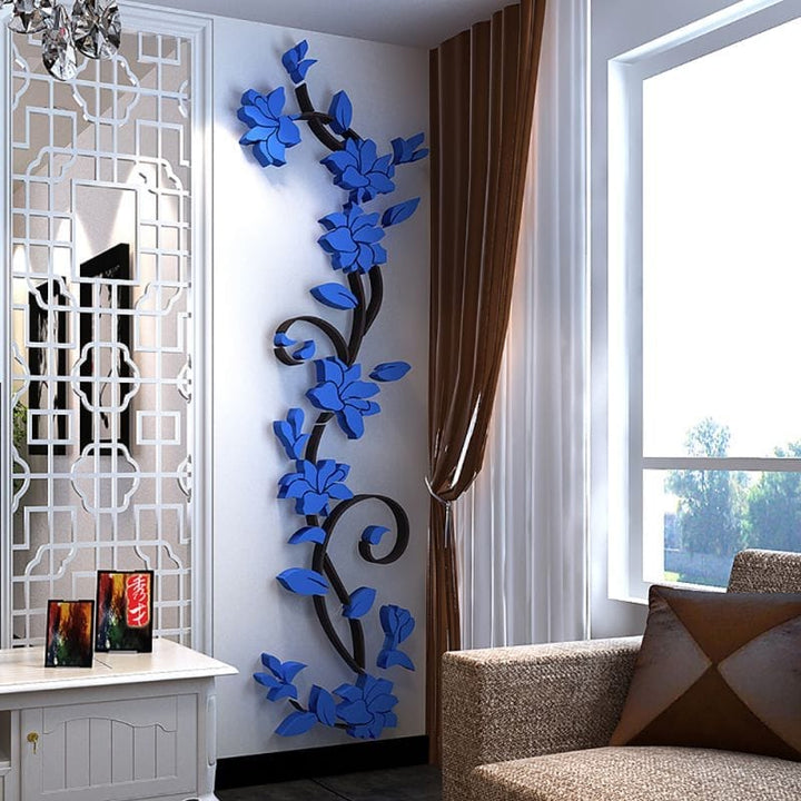 Home Décor Large Paper Flowers Living Room Bedroom DIY Home Decals BENNYS