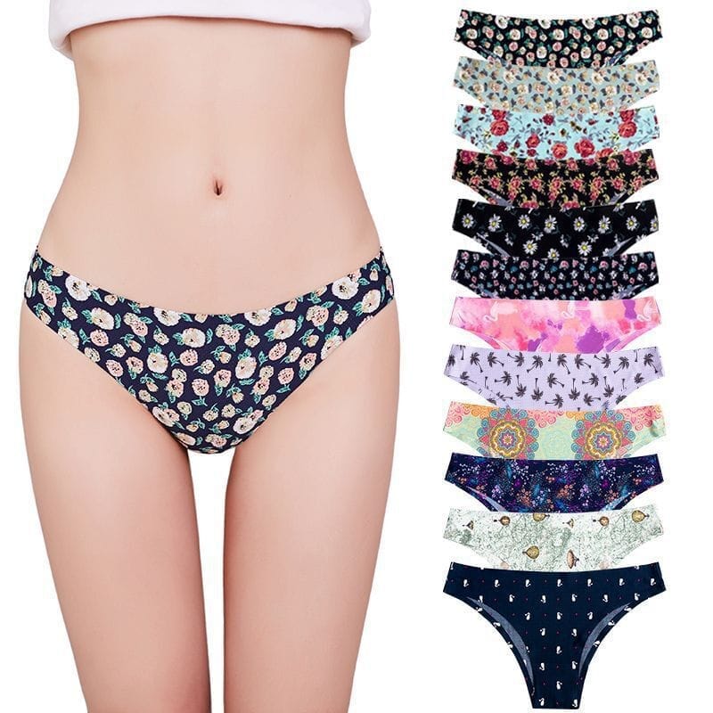 Hot One Piece Breathable Printed Seamless Ladies Underwear – Bennys Beauty  World