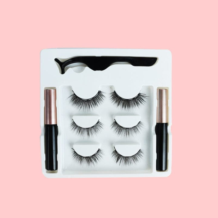Imitation mink hair magnetic suction false eyelashes BENNYS