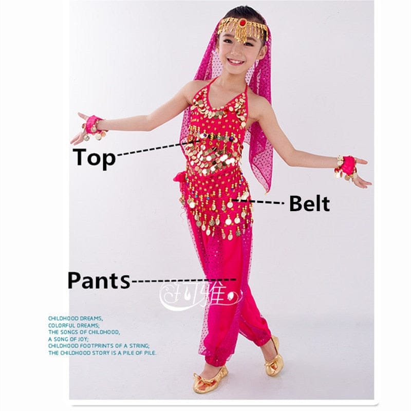 Kids Belly Dance Costumes Set BENNYS