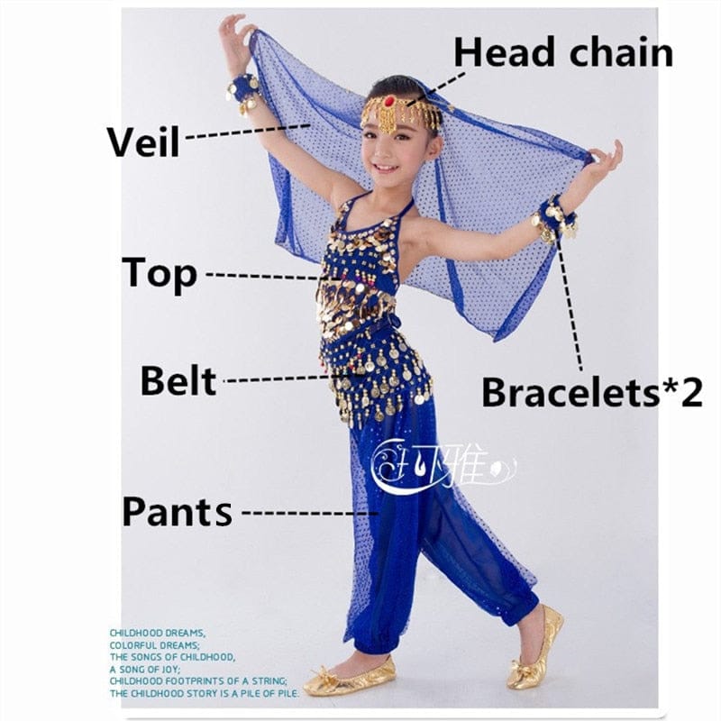 Kids Belly Dance Costumes Set BENNYS