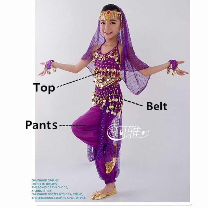 Kids Belly Dance Costumes Set BENNYS