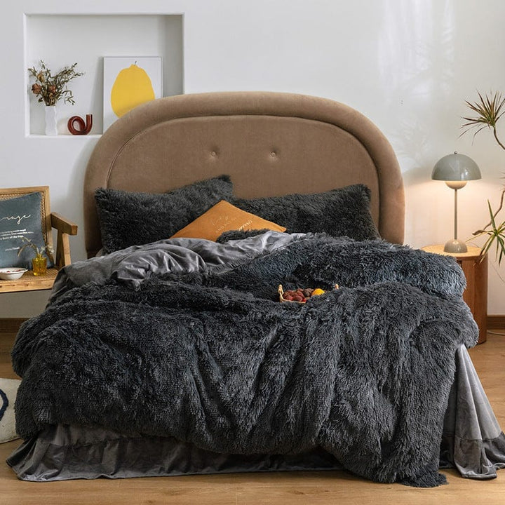 Korean Style Cloud Mink Velvet Coral Velvet Bed Sheet BENNYS