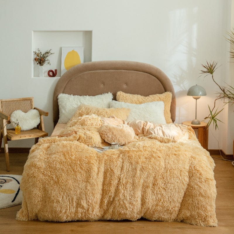 Korean Style Cloud Mink Velvet Coral Velvet Bed Sheet BENNYS