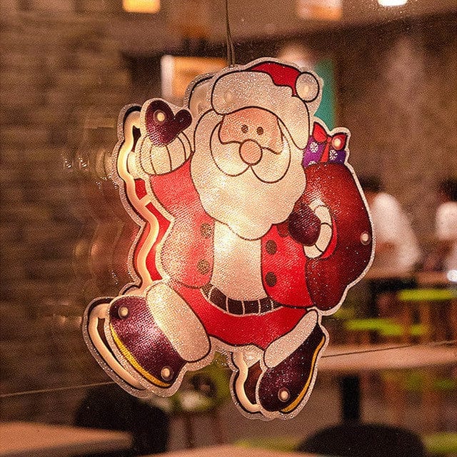 LED Lantern Suction Cup Hanging Light Christmas Decoration Lamp BENNYS