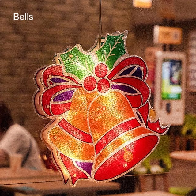 LED Lantern Suction Cup Hanging Light Christmas Decoration Lamp BENNYS