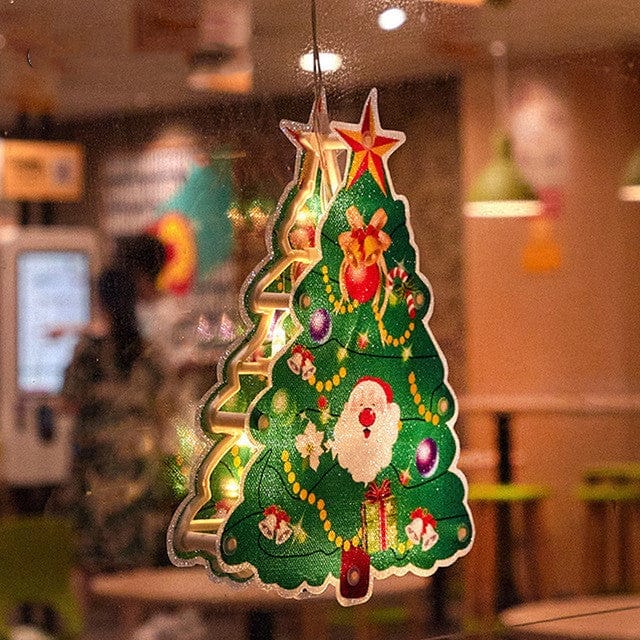 LED Lantern Suction Cup Hanging Light Christmas Decoration Lamp BENNYS