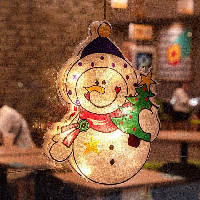 LED Lantern Suction Cup Hanging Light Christmas Decoration Lamp BENNYS
