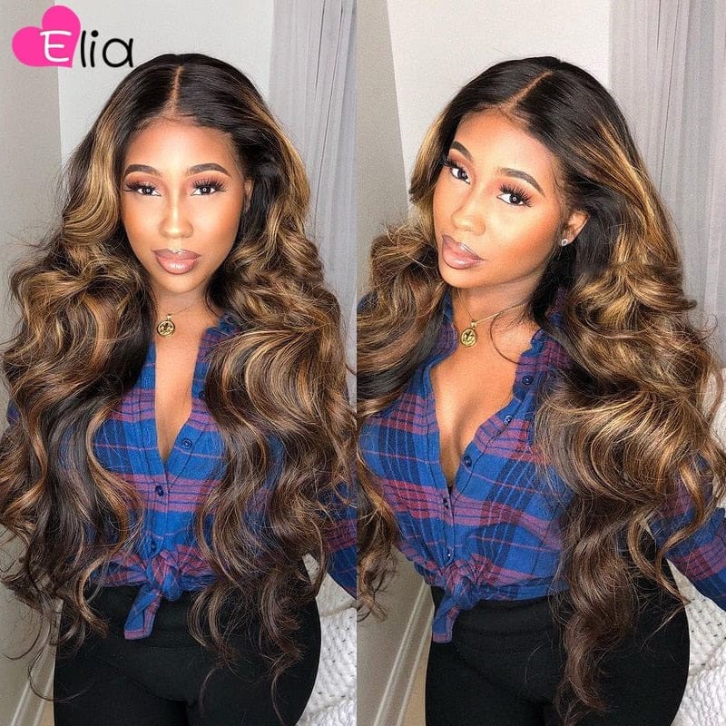 Lace Front Wig Body Wave Wigs Virgin Brazilian 100% Human Hair – Bennys  Beauty World