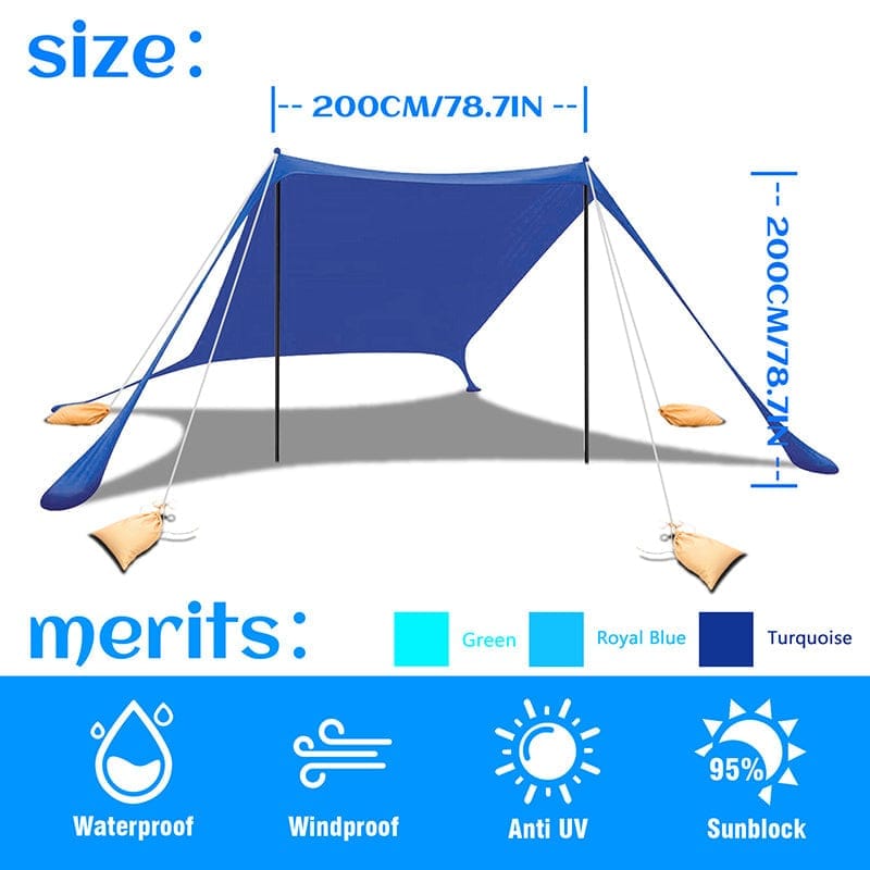 Large Sunshade Space with Carry Bag, tents for Outdoor Camping BENNYS