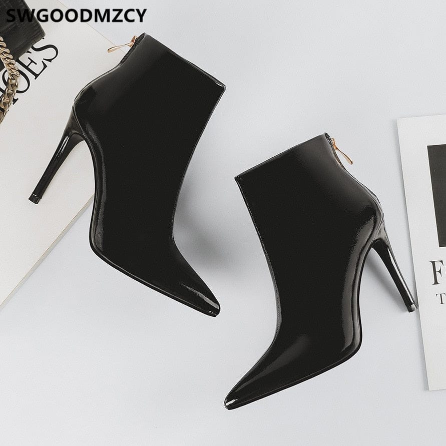 Sexy black best sale boots for women