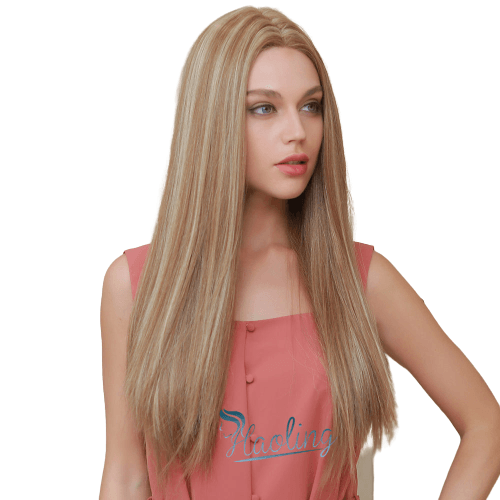 Long Straight Synthetic Lace Part Blonde Wig Bennys Beauty World