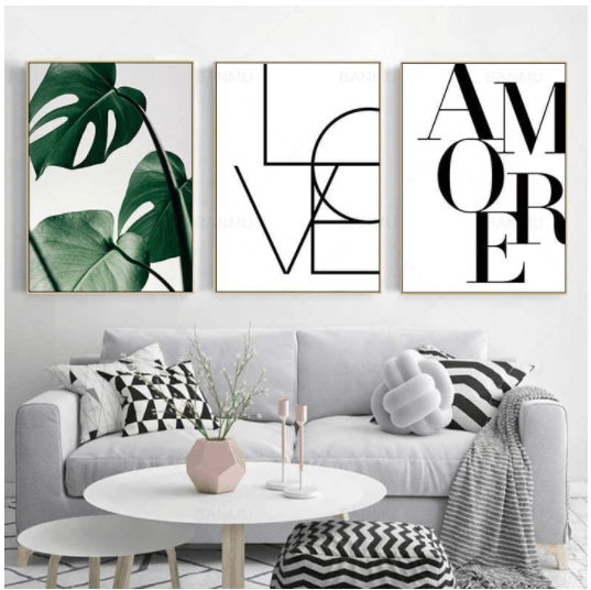 Love Amore Canvas Wall Art BENNYS