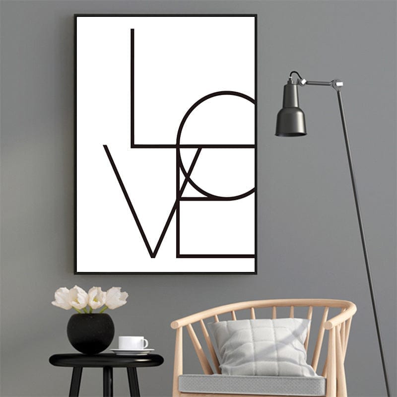 Love Amore Canvas Wall Art BENNYS