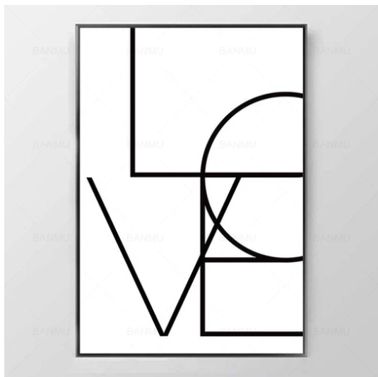 Love Amore Canvas Wall Art BENNYS