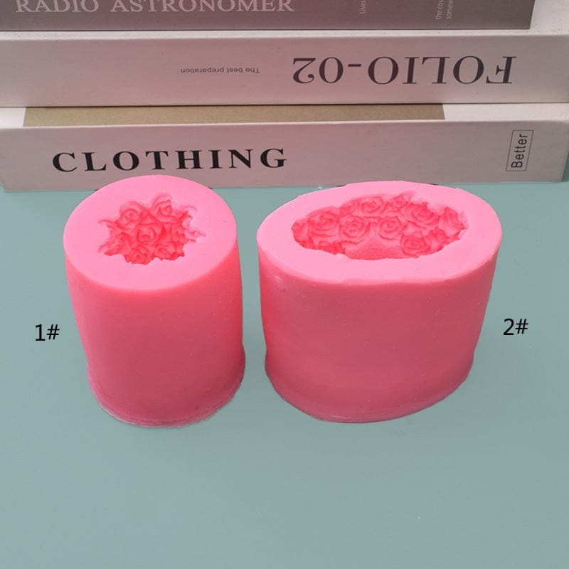 Love Rose Aromatherapy Silicone Candle Mold BENNYS