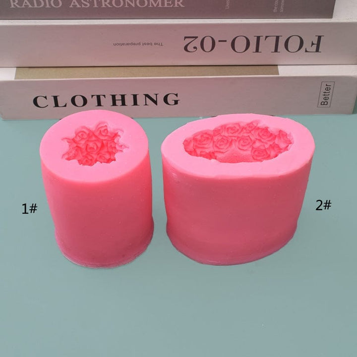 Love Rose Aromatherapy Silicone Candle Mold BENNYS