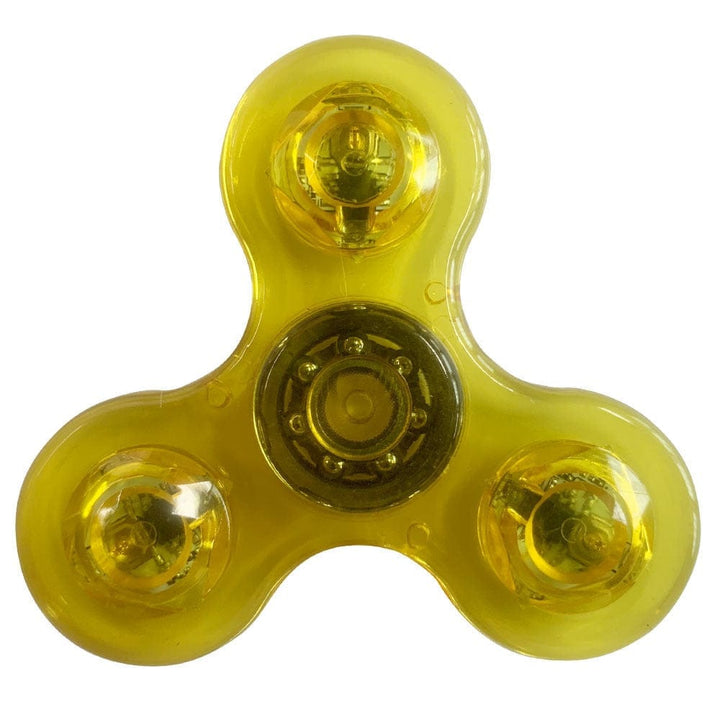 Luminous LED Light Fidget Spinner Hand Top Spinners Glow In Dark Light EDC Figet Spiner Finger Stress Relief Toys BENNYS