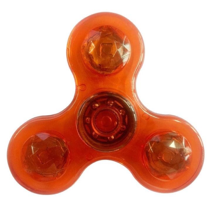 Luminous LED Light Fidget Spinner Hand Top Spinners Glow In Dark Light EDC Figet Spiner Finger Stress Relief Toys BENNYS