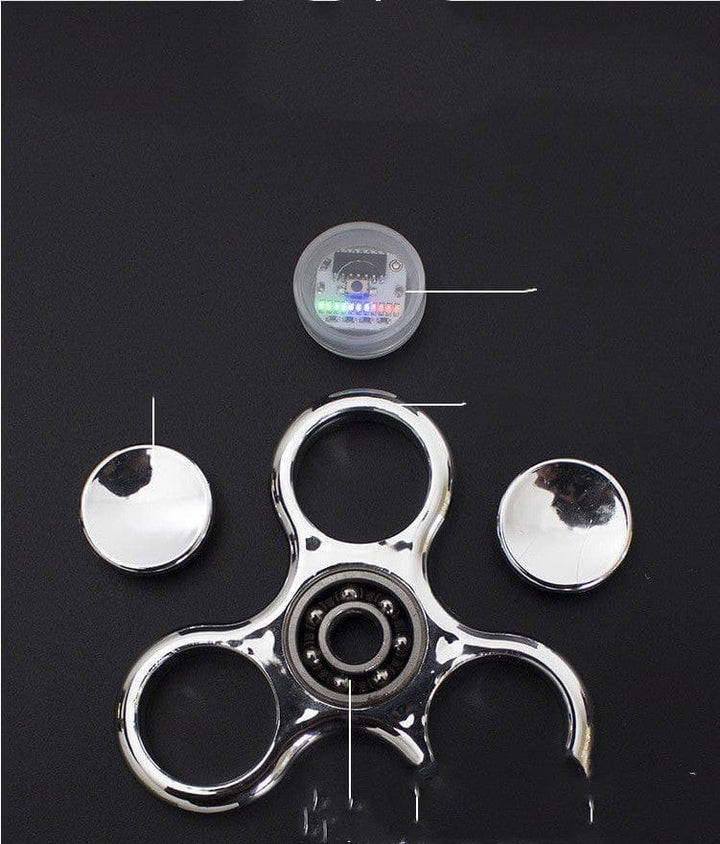 Luminous LED Light Fidget Spinner Hand Top Spinners Glow in Dark Light BENNYS