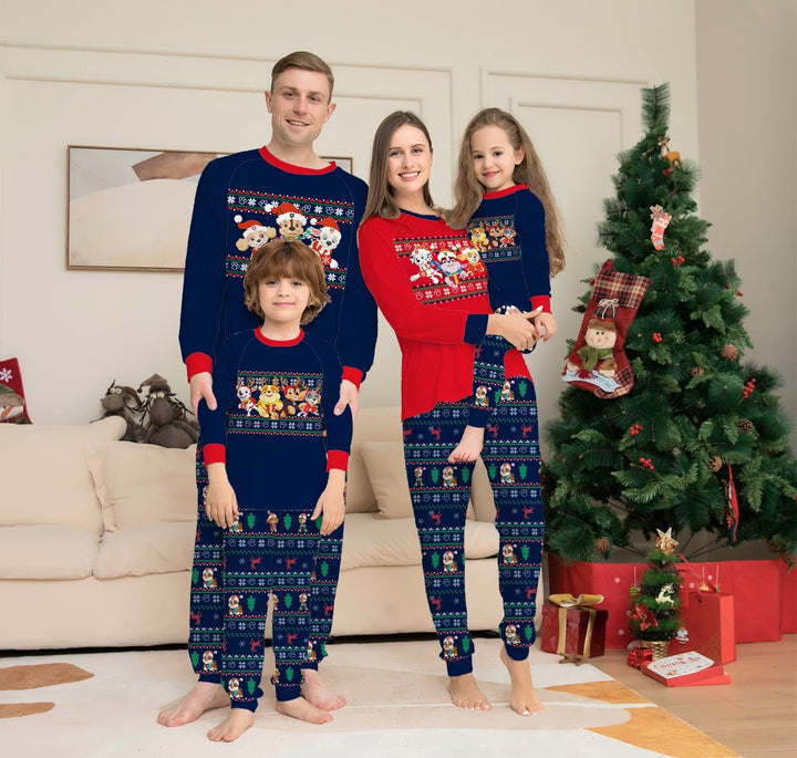 Matching Family Christmas Deer Pajamas Xmas Pjs Women Men Plaid Clothes Holiday Sleepwear BENNYS