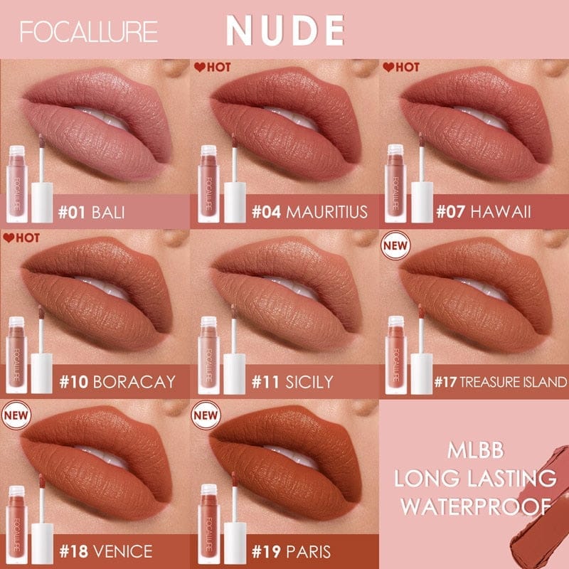 Matte Liquid Long Lasting Kissproof Lipstick BENNYS