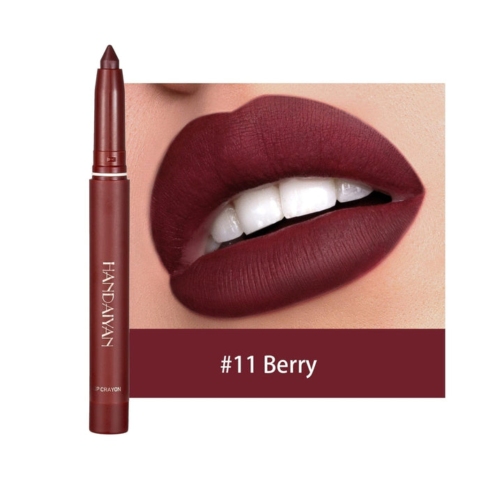 Matte Nude Lipstick Lip Liner 2 in 1 Long Wearing Waterproof Lip Ink BENNYS