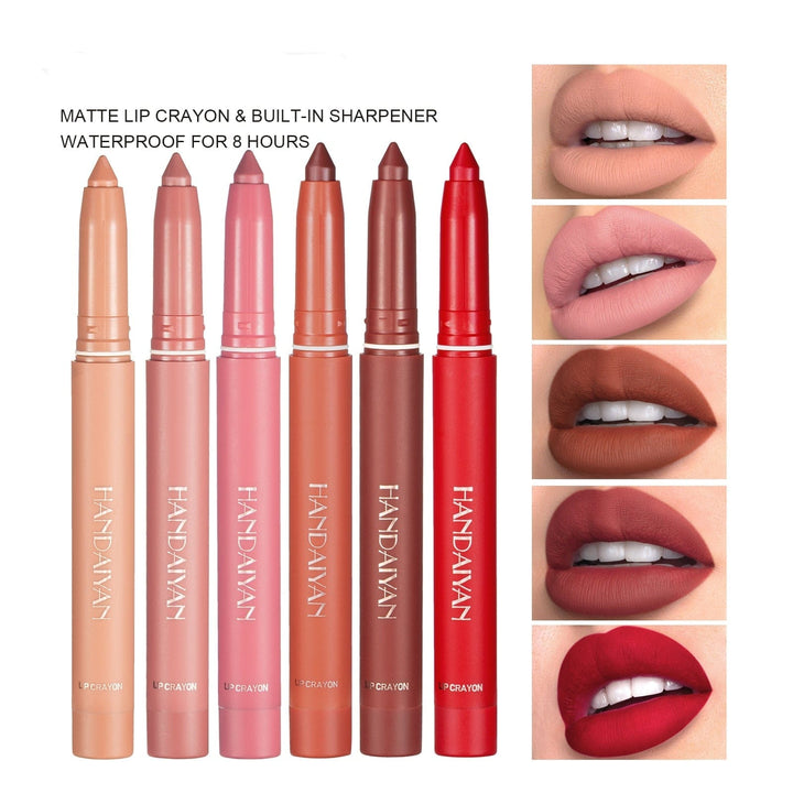 Matte Nude Lipstick Lip Liner 2 in 1 Long Wearing Waterproof Lip Ink BENNYS