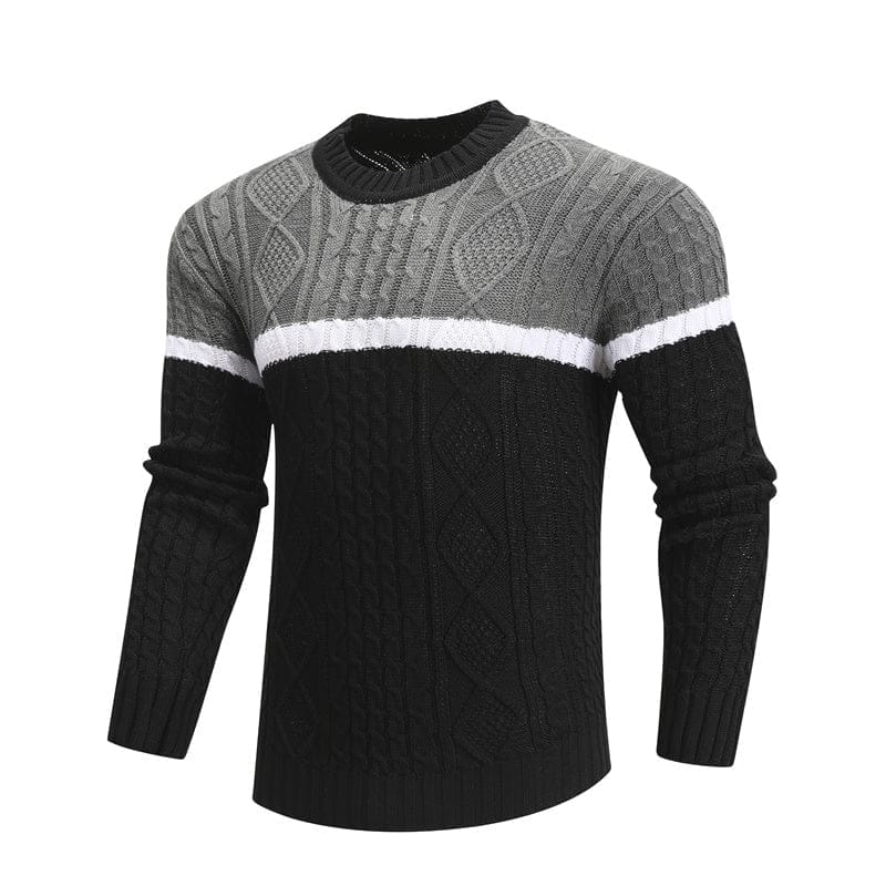Men Casual Knitted Soft Cotton Sweaters Pullover For Men